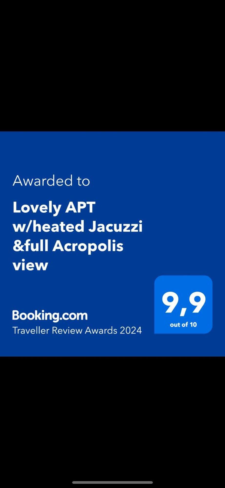 Lovely Apt W/Heated Jacuzzi &Full Acropolis View Ateny Zewnętrze zdjęcie